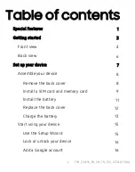 Preview for 2 page of Samsung Galaxy J3 Orbit User Manual