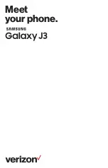Preview for 1 page of Samsung Galaxy J3 Manual