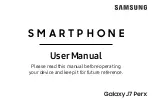 Предварительный просмотр 1 страницы Samsung GALAXY J7 PERX User Manual