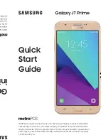 Samsung Galaxy J7 Prime Quick Start Manual предпросмотр