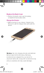 Preview for 9 page of Samsung Galaxy J7 Prime Welcome Start Manual