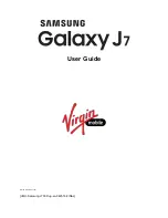 Предварительный просмотр 1 страницы Samsung Galaxy J7 User Manual