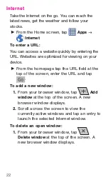 Предварительный просмотр 23 страницы Samsung GALAXY Note 10.1 Start Manual