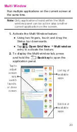 Предварительный просмотр 24 страницы Samsung GALAXY Note 10.1 Start Manual