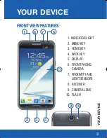 Preview for 3 page of Samsung Galaxy Note 2 Quick Start Manual