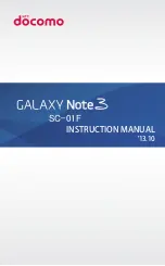 Предварительный просмотр 1 страницы Samsung Galaxy Note 3 Instruction Manual