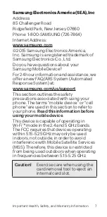 Preview for 7 page of Samsung galaxy note 5 Important Information Manual