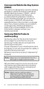 Предварительный просмотр 12 страницы Samsung galaxy note 5 Important Information Manual