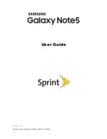 Samsung galaxy note 5 User Manual preview