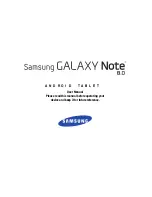 Preview for 1 page of Samsung GALAXY Note 8.0 User Manual