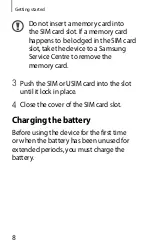 Preview for 6 page of Samsung Galaxy Note Quick Start Manual