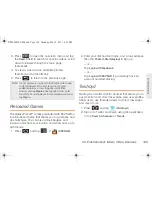 Preview for 183 page of Samsung Galaxy Prevail SPH-M820 User Manual