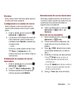 Preview for 57 page of Samsung Galaxy Reverb SPH-M950 Manual Del Usuario