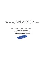 Samsung Galaxy S 4 zoom (Spanish) Manual Del Usuario preview