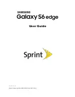 Предварительный просмотр 1 страницы Samsung Galaxy S 6 edge User Manual