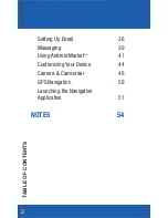 Preview for 3 page of Samsung Galaxy S Aviator Quick Reference Manual