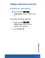 Preview for 16 page of Samsung Galaxy S Aviator Quick Reference Manual