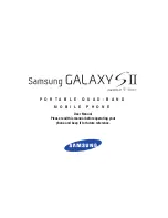 Samsung galaxy S II User Manual preview