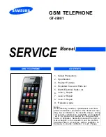 Preview for 1 page of Samsung Galaxy S Plus GT-I9001 Service Manual