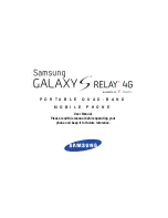 Предварительный просмотр 1 страницы Samsung Galaxy S Relay 4G User Manual