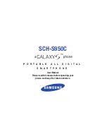 Samsung Galaxy S SCH-S950C User Manual preview
