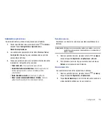 Preview for 134 page of Samsung Galaxy S Stratosphere (Spanish) Manual Del Usuario