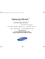 Samsung Galaxy S Vibrant (Spanish) Manual Del Usuario preview