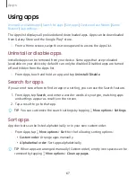 Preview for 67 page of Samsung Galaxy S20 5G User Manual