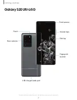 Preview for 8 page of Samsung Galaxy S20+ User Manual