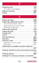 Предварительный просмотр 492 страницы Samsung Galaxy S3 SC-06D docomo Instruction Manual