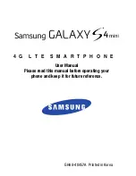 Samsung Galaxy S4 Mini User Manual preview