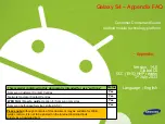 Samsung Galaxy S4 Customer Consultant Manual preview