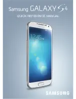 Предварительный просмотр 1 страницы Samsung Galaxy S4 Quick Reference Manual