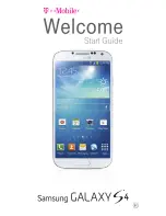 Preview for 1 page of Samsung Galaxy S4 Start Manual