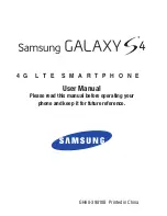 Samsung Galaxy S4 User Manual preview