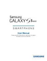 Preview for 1 page of Samsung GALAXY S5 mini User Manual