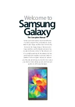 Предварительный просмотр 3 страницы Samsung GALAXY S5 Complete Manual