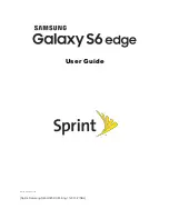 Samsung Galaxy S6 edge G925P User Manual preview