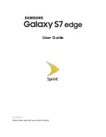 Preview for 1 page of Samsung Galaxy S7 edge G935P User Manual