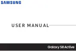 Samsung GALAXY S8 ACTIVE User Manual preview