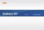 Предварительный просмотр 1 страницы Samsung Galaxy S9+ SCV39 Basic Manual