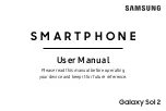 Preview for 2 page of Samsung Galaxy Sol 2 User Manual