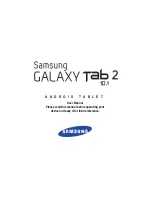 Samsung Galaxy tab 2 10.1 User Manual preview