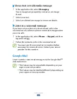Предварительный просмотр 64 страницы Samsung Galaxy Tab 2 7.0 (3G) User Manual