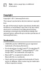 Preview for 3 page of Samsung Galaxy TAB 7.7 Quick Start Manual