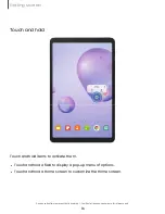 Предварительный просмотр 16 страницы Samsung Galaxy Tab A 8.4 User Manual