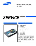 Preview for 1 page of Samsung Galaxy Tab GT-P5100 Service Manual