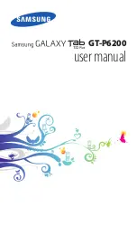 Предварительный просмотр 1 страницы Samsung GALAXY TAB GT-p6200 User Manual