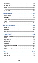 Предварительный просмотр 8 страницы Samsung GALAXY TAB GT-p6200 User Manual