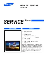 Samsung Galaxy Tab GT-P7510 Service Manual preview